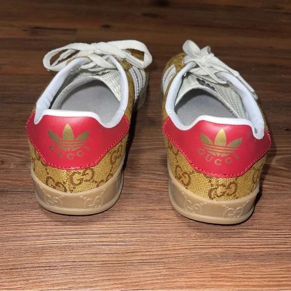 Gucci Brown and Red Sneakers